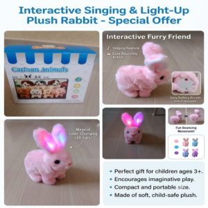 musical plush rabbit toy